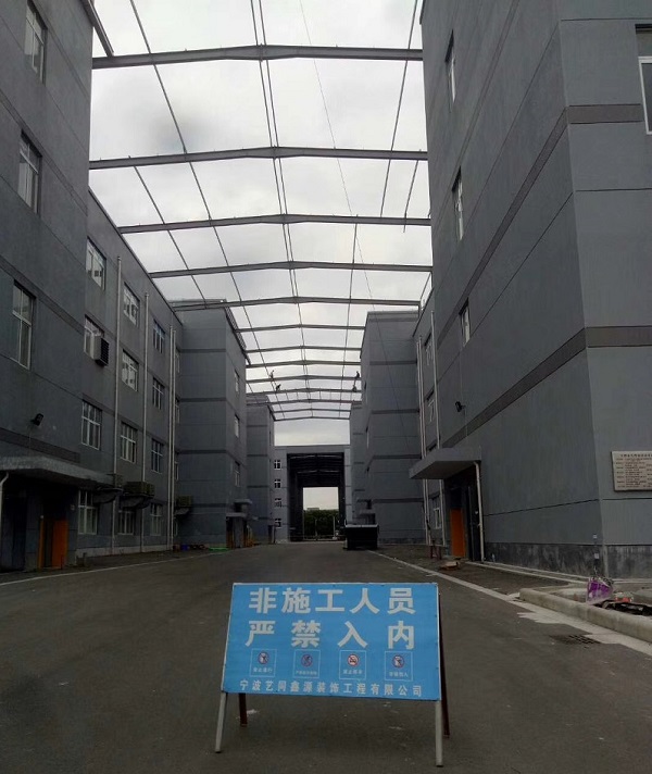 慈溪正大集团膜结构停车棚